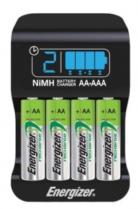 Energizer CHP4WB4 Recharge Smart AA/AAA Charger with 4 AA NiMH Batteries