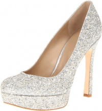 Joan & David Collection Women's Quella3 Platform Pump,Silver Multi/Silver Synthetic,9 M US