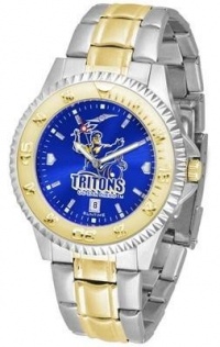 California San Diego Tritons Men's Stainless Steel and Gold Tone Watch