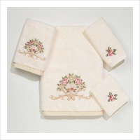 Avanti Premier Royal Rose Bath Towel, Ivory