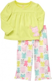 Toddler 2 Piece Fleece PJ Set - Frogs