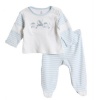 ABSORBA Newborn Baby-Boys Sheep 2 Piece Footed Pant Set