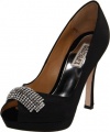 Badgley Mischka Platinum Women's Julia Open-Toe Pump