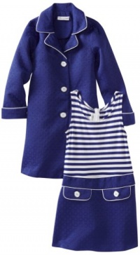 Bonnie Jean Girls 7-16 Coat Set, Blue, 14