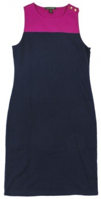 Lauren Ralph Lauren Women's Sleeveless Color Block Dress