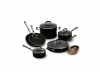 Simply Calphalon Enamel 10-Piece Cookware Set, Black