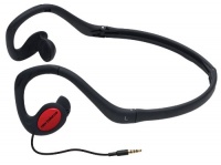 New Balance NB467B Foldable Sport Earbuds with Interchangeable Cord Lengths -Black