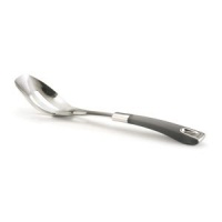 Anolon Advanced Tools Contemporary Stainless Steel Slotted Spoon, Gray