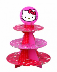 Wilton Hello Kitty Paper Cupcake Stand, Holds 24 Cupcakes