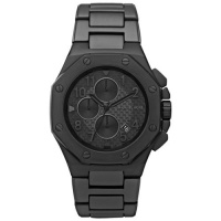 Men's Black Ion-Plated Stainless Steel Knox Chronograph Quartz Black Dial