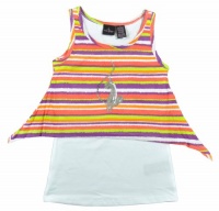 Baby Phat - Kids Girls 7-16 Stripe 2 For Tank Top