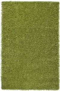 Rizzy Home KM1508 Kempton 3-Feet by 3-Feet Round Area Rug, Lime