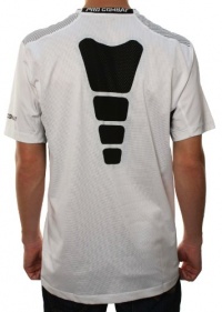 Nike Pro Combat Men's Fitted Dri-Fit Short Sleeve Crew Neck Shirt White