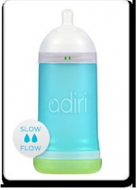 Adiri NxGen Nurser Baby Bottle - Blue Slow Flow 9.5oz