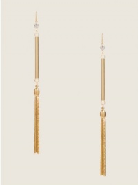 GUESS Gold-Tone Fringe Earrings