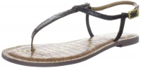 Sam Edelman Women's Gigi Thong Sandal,Black Snake,8 M US