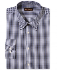 A little bit country never looked so cool. This shirt from Ben Sherman gets your dress wardrobe all squared away.