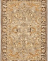 Safavieh Anatolia Collection AN558A Handmade Dark Grey and Brown Hand-Spun Wool Area Rug, 4 Feet by 6 Feet