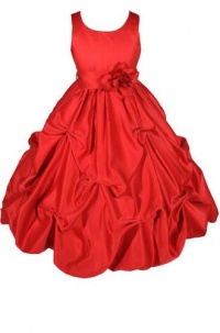 AMJ Dresses Inc Girls Red Flower Girl Christmas Dress Sizes 2 to 10