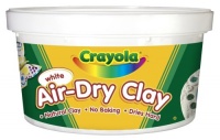 Crayola Air Dry Clay 2.5 Lb Bucket, White