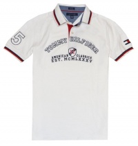 Tommy Hilfiger Men Custom Fit Graphic Logo Polo T-shirt