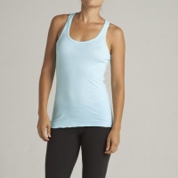 Beyond Yoga Long Scoop Neck Tank, Light Aqua, Medium