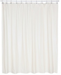 Carnation Home Fashions 10-Gauge Anti Mildew Shower Curtain Liner, Bone