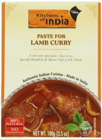 Kitchens Of India Curry Paste For Lamb Curry, 3.5-Ounce Boxes (Pack of 6)