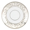 Lenox 834217 Opal Innocence Silver Tea Saucer, White