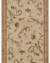 Nourison Ashton House Whimsical Garden Area Rug - Beige Size - 5.6 ft. Round