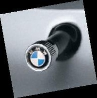 BMW Genuine Factory OEM 36110421544 Valve Stem Caps (Set of 4) Roundel Logo