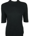 Charter Club Petites Short Sleeve Turtle Neck Sweater