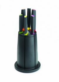 Joseph Joseph Elevate Knives Carousel Set with Rotating Knife Block, 6-Piece