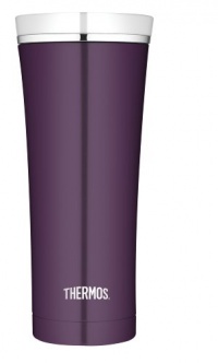 Thermos 16-Ounce Stainless Steel Travel Tumbler, Plum