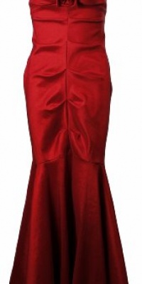 Xscape by Joanna Chen Women's Taffeta Mermaid Dress 8 Red