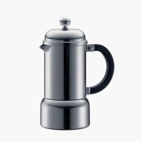 Bodum Chambord 12-Ounce Stainless-Steel Stovetop Espresso Maker