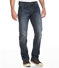 Guess Mens Lincoln Slim-Fit Low Rise Jeans