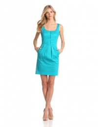 Calvin Klein Women's Pleated Sleeveless Dress