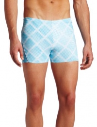 Speedo Men's Diamond Illusion Square Leg Brief Swimsuit