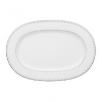 Villeroy & Boch White Lace 16-Inch Oval Platter