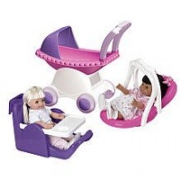 American Plastic Toy My Doll 3 Piece Play Set