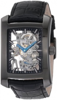 Stuhrling Original Men's 144C2.33F569 Classic Gatsby Skeleton Mechanical Leather Watch