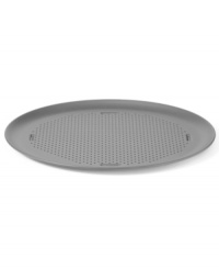 Dish out the perfect pie! This pizza pan gives homemade (or even store bought) crust the crunch you love. The perforated, heavy-gauge steel pan features two interlocking layers of high-performance nonstick that browns and perfectly crisps. Lifetime warranty.