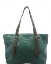 Designer Handbags - Karmas Canvas ZEBRA SHOPPER- By Fashion Destination | (Dark Green) Free Shipping