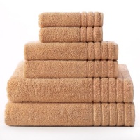 Super Zero Twist 6 piece towel set Chamomile by Cotton Craft - 7 Star Hotel Collection Beyond Luxury Softer than a Cloud - Each set contains 2 Oversized Bath Towels 30x54, 2 Hand Towels 16x30, 2 Wash Cloths 13x13 - Other colors - Vanilla, Basil Green, Tea