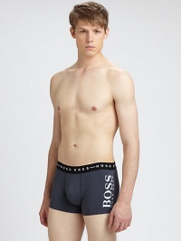 Exceptionally soft, slim-fitting boxer brief, set in lightweight, stretch cotton with signature logo detail.Elastic logo waistband95% cotton/5% elastaneMachine washImported