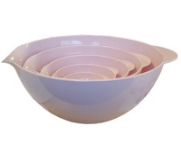 Calypso Basics 5-Piece Mixing Bowl Set, Pink