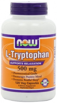 NOW Foods L-Tryptophan 500mg, 120 Vcaps