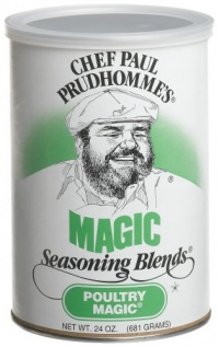 Chef Paul Poultry Magic Seasoning, 24-Ounce Canisters (Pack of 2)