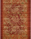 Safavieh Lyndhurst Collection LNH224B Area Rug, 5-Feet 3-Inch by 7-Feet 6-Inch, Red